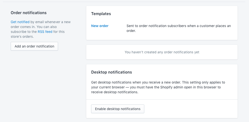 shopify email notifications